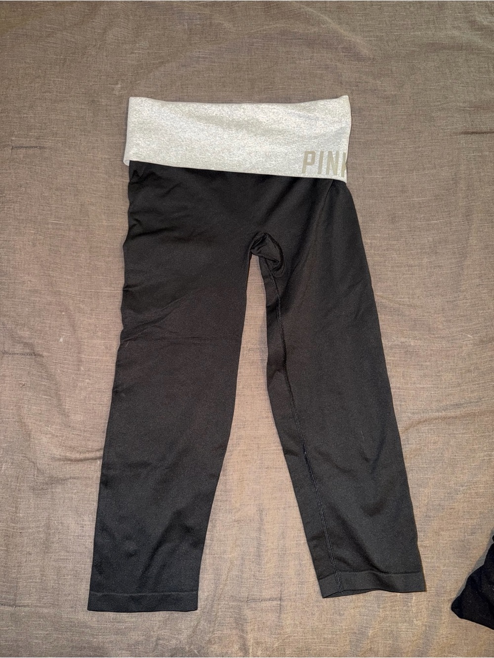 VS PINK Fold over yoga capris